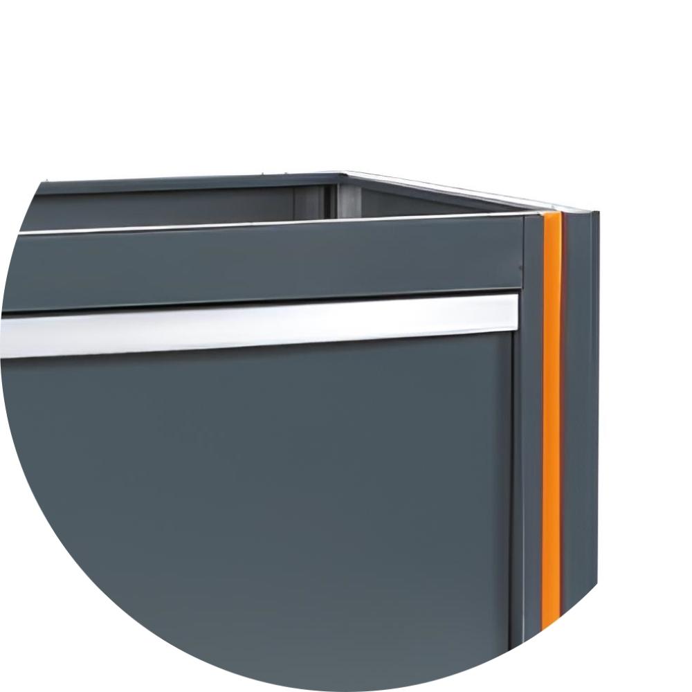 Módulo Fixo Lixeira de Resíduos com 2 Compartimento Removíveis C55SC Beta - 5