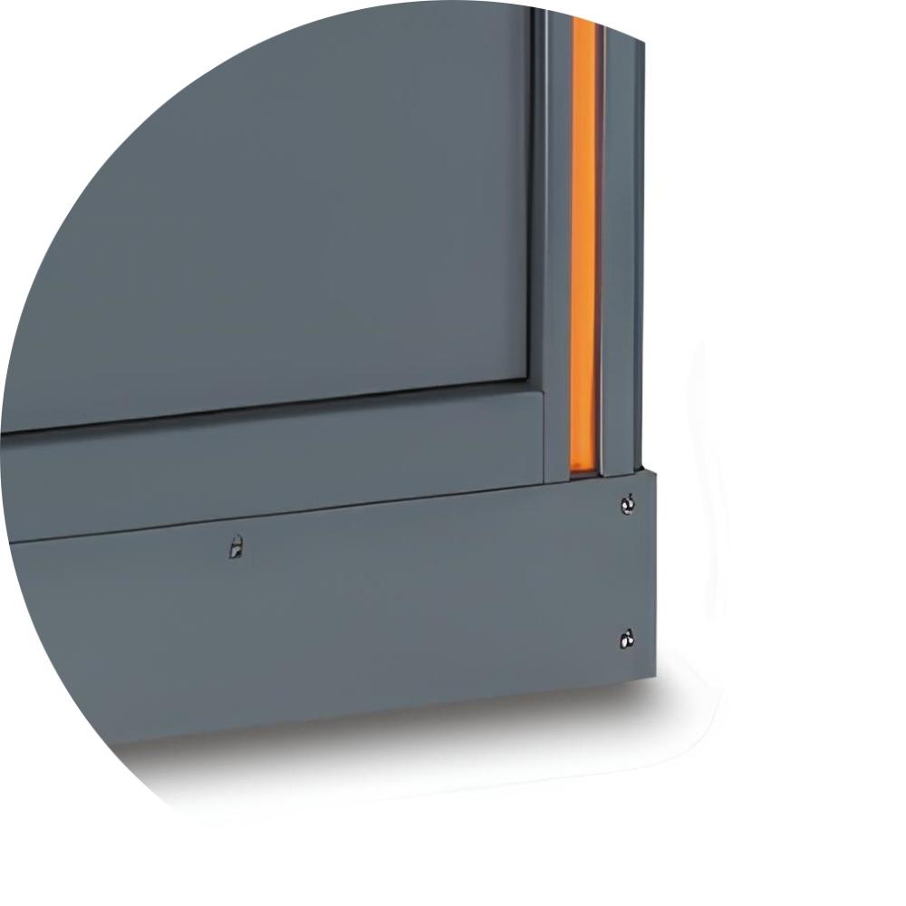 Módulo Fixo Lixeira de Resíduos com 2 Compartimento Removíveis C55SC Beta - 7