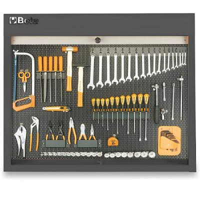 Painel de Ferramentas para Oficina Cinza com Persiana com Trava 1,36 Metros C58P-G Beta