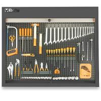Painel de Ferramentas para Oficina Cinza com Persiana com Trava 1,36 Metros C58P-G Beta - 1
