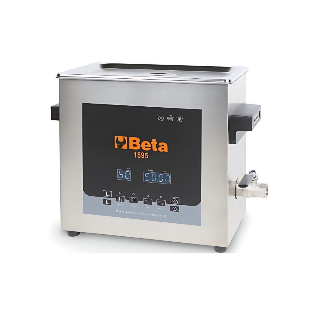 Tanque de Limpeza Carburadores Válvulas Ultra Sônica 27L 500W 0-80°C 40kHz 220/230V 1895 27 Beta - 4