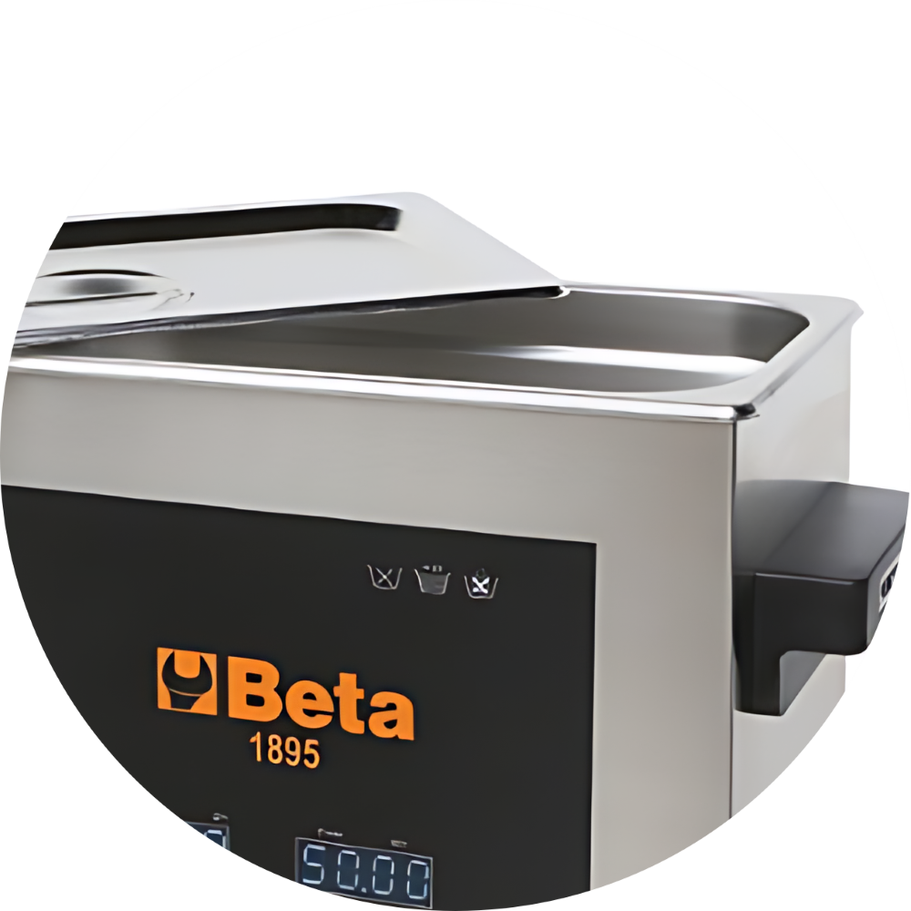 Tanque de Limpeza Carburadores Válvulas Ultra Sônica 27L 500W 0-80°C 40kHz 220/230V 1895 27 Beta - 10