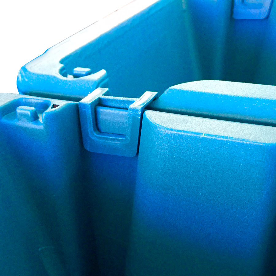 Kit 28 Clipe Organização Gaveta 7 Azul Presto - 3