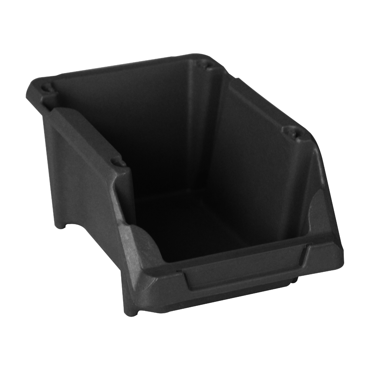 Gavetas Plástica Prática N3 Preto Empilhável Presto - 1
