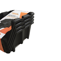 Kit 4 Gavetas Empilhaveis N5 Preto Presto - 3