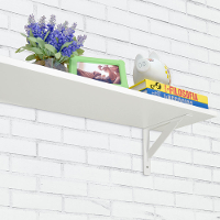 Cantoneira Mão Francesa Branca New 40 cm Reforçada Presto para Estante - 3