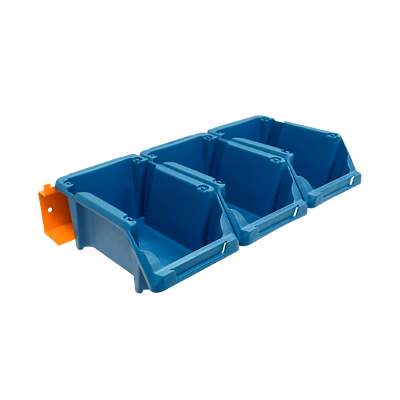 Suporte com 3 Gavetas N3 Azul Parede E Painel Presto
