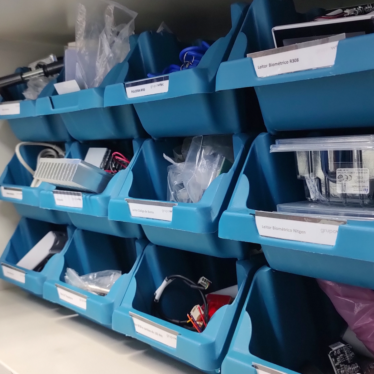 Gaveta Plástica Prática N7 Azul Empilhável Presto - 4