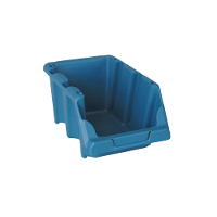 Gaveta Plástica Prática N5 Azul Empilhável Presto - 1