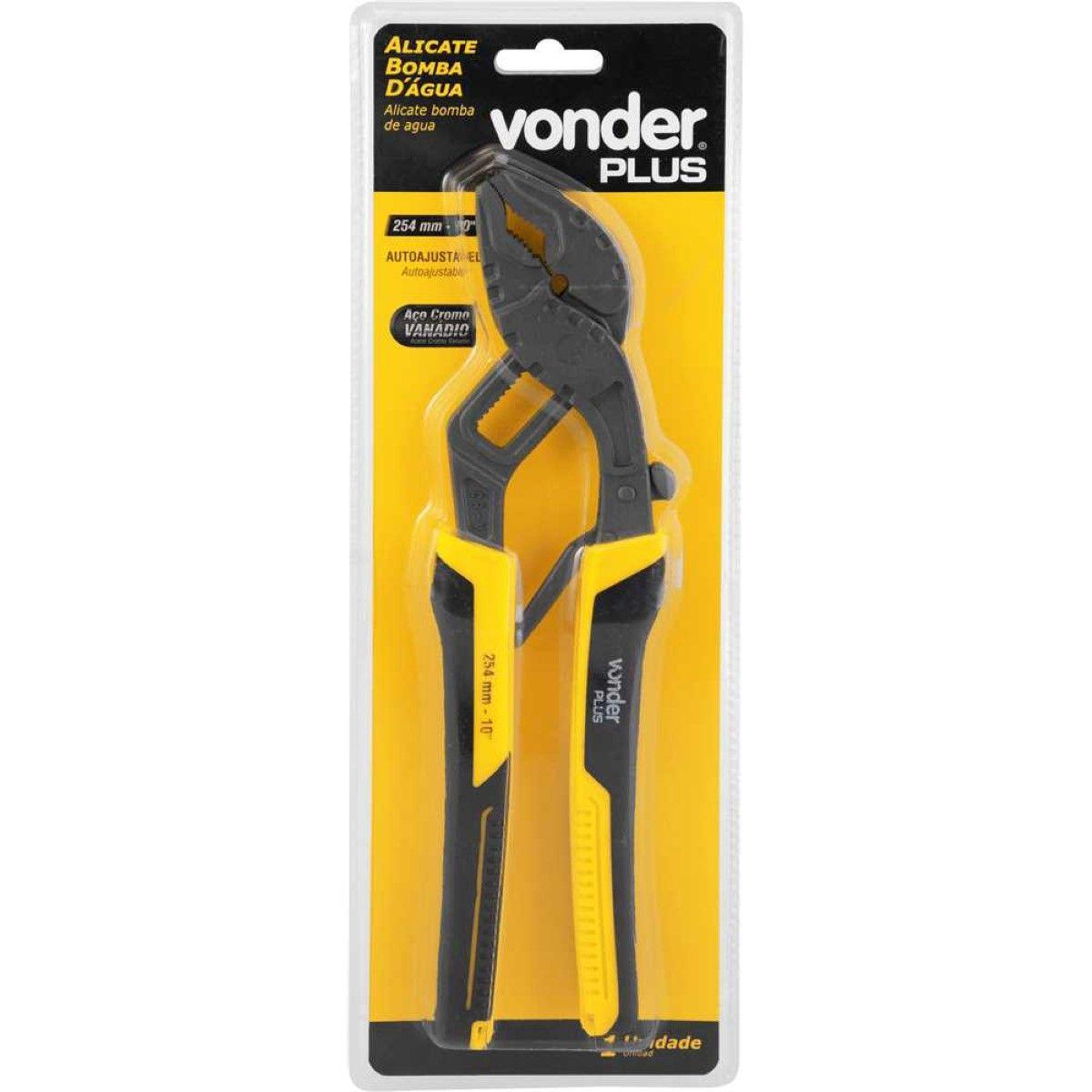 Alicate Bomba D'Agua 10'' CRV Auto Ajustável Vonder - 8