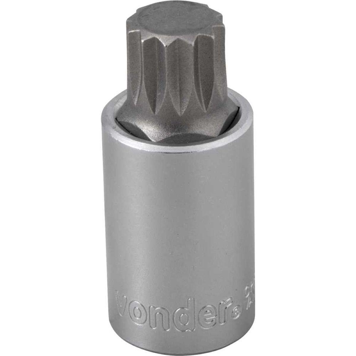 Soquete Multidentado Encaixe 1/2'' 16mm Curto CRV Vonder - 4