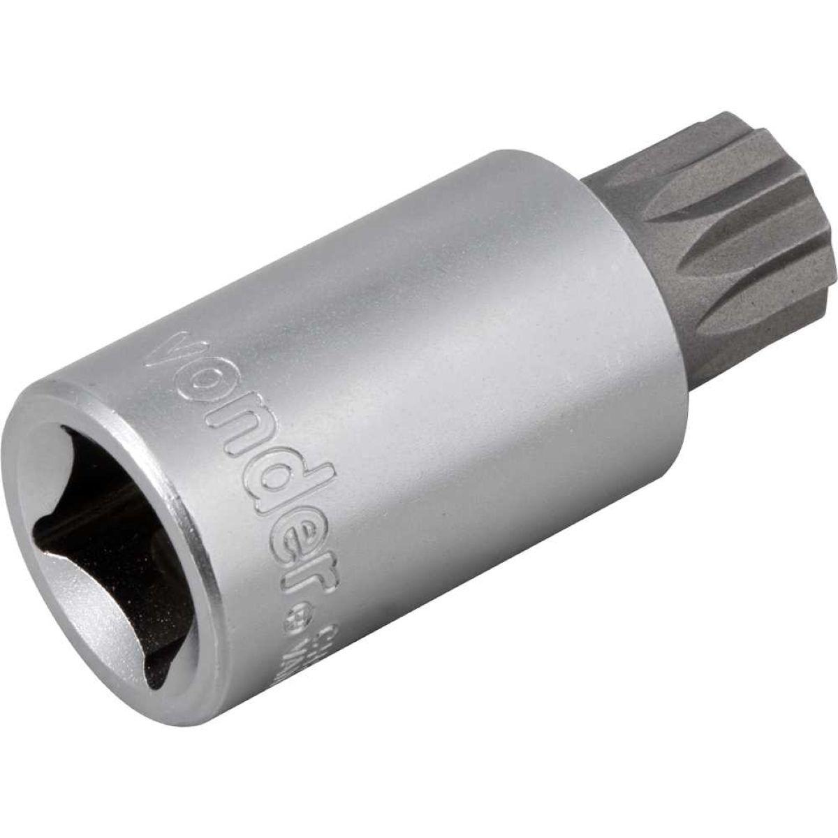 Soquete Multidentado Encaixe 1/2'' 16mm Curto CRV Vonder - 5