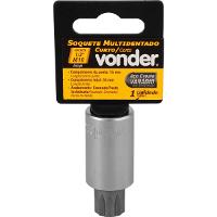 Soquete Multidentado Encaixe 1/2'' 16mm Curto CRV Vonder - 2