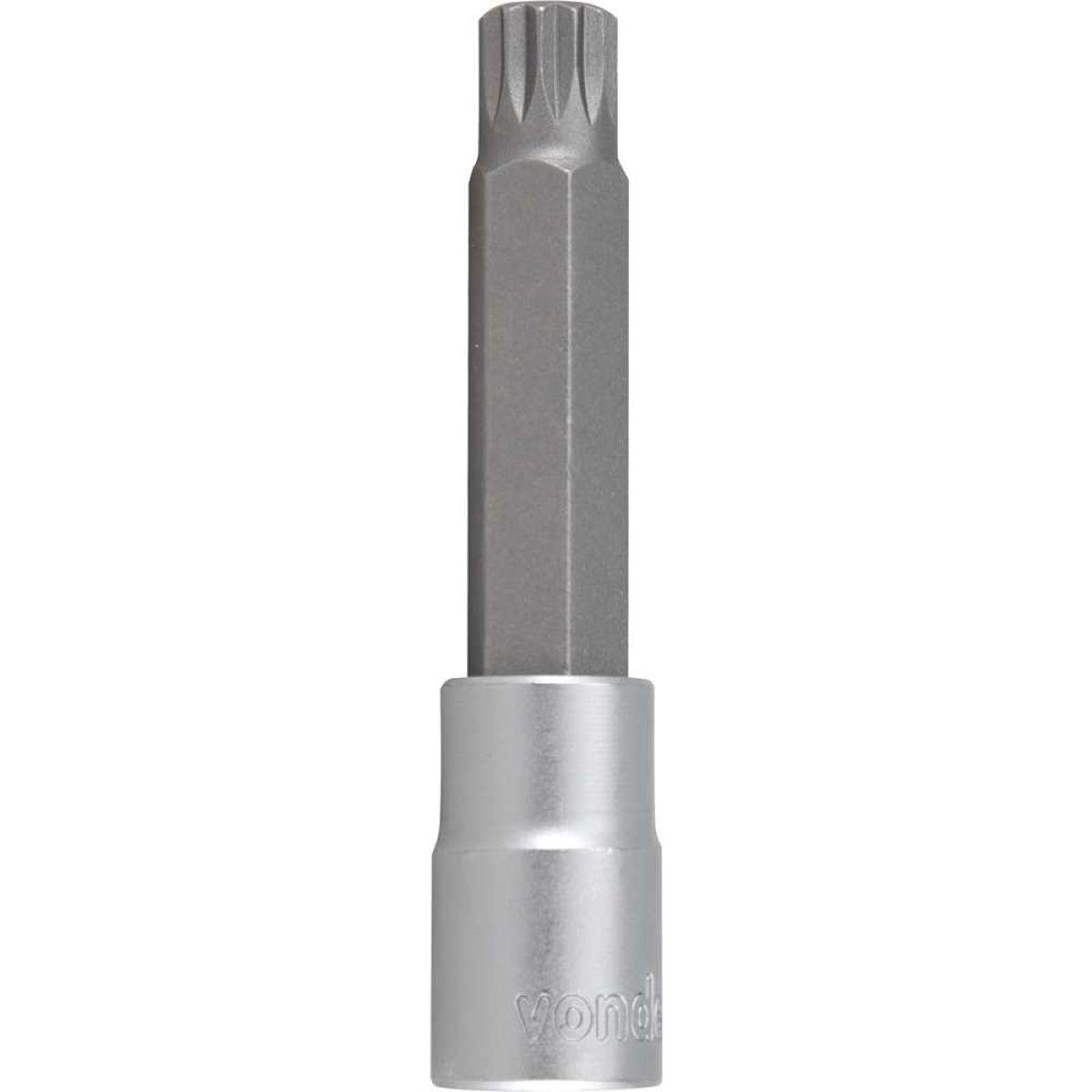 Soquete Multidentado Encaixe 1/2'' 14mm Longo CRV Vonder - 4
