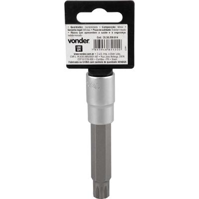 Soquete Multidentado Encaixe 1/2'' 14mm Longo CRV Vonder