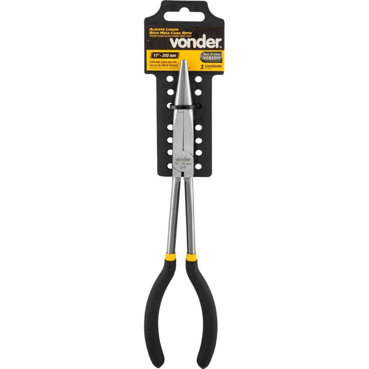 Alicate Bico Meia Cana 11'' CRV Reto Longo Vonder - 10