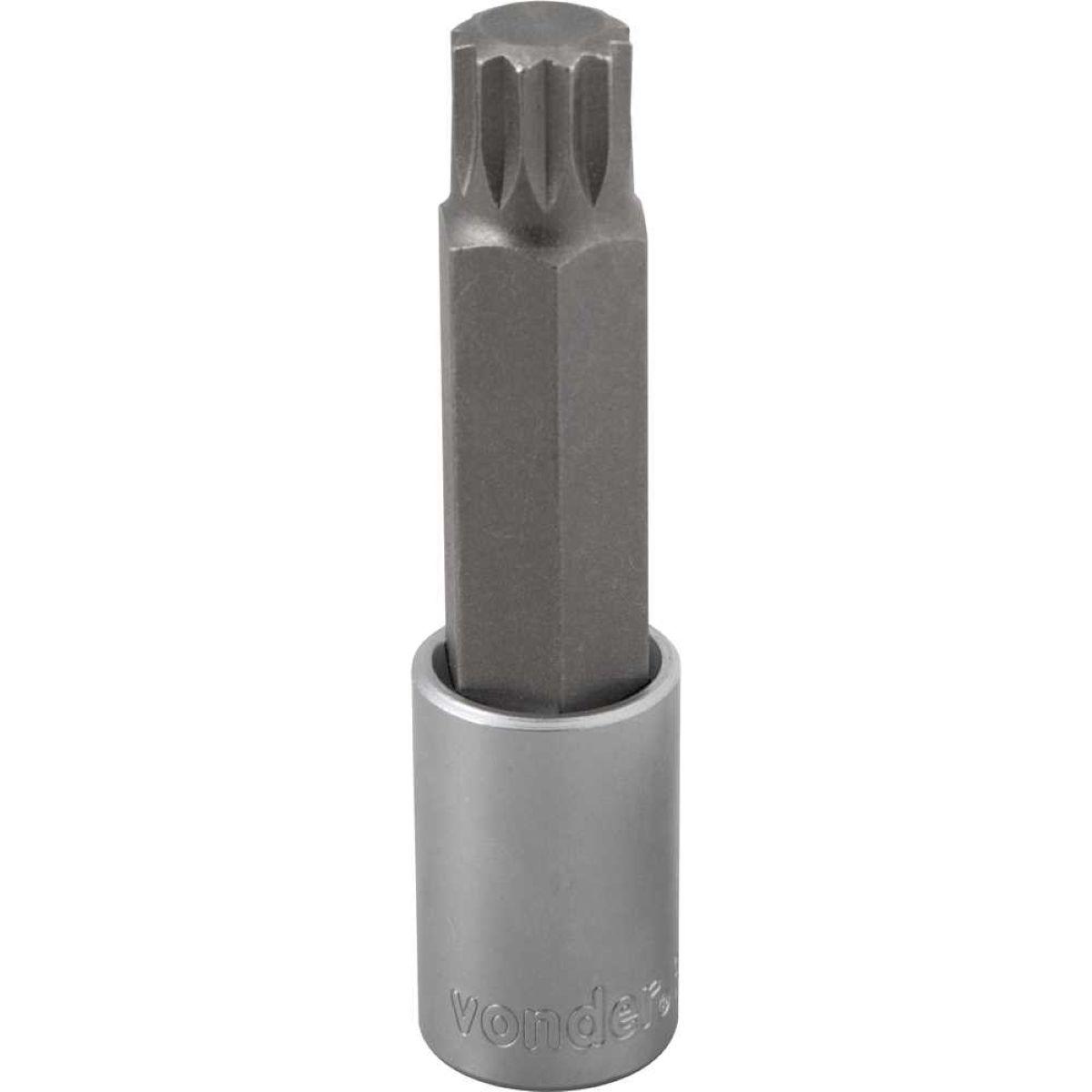 Soquete Multidentado Encaixe 1/2'' 16mm Longo CRV Vonder - 4