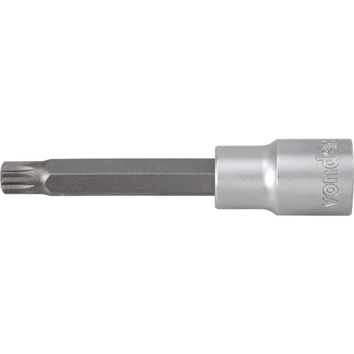 Soquete Multidentado Encaixe 1/2'' 10mm Longo CRV Vonder - 3