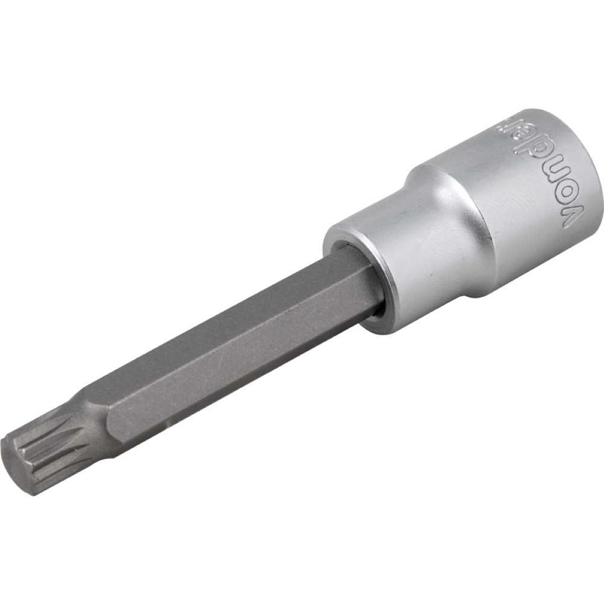 Soquete Multidentado Encaixe 1/2'' 10mm Longo CRV Vonder - 6