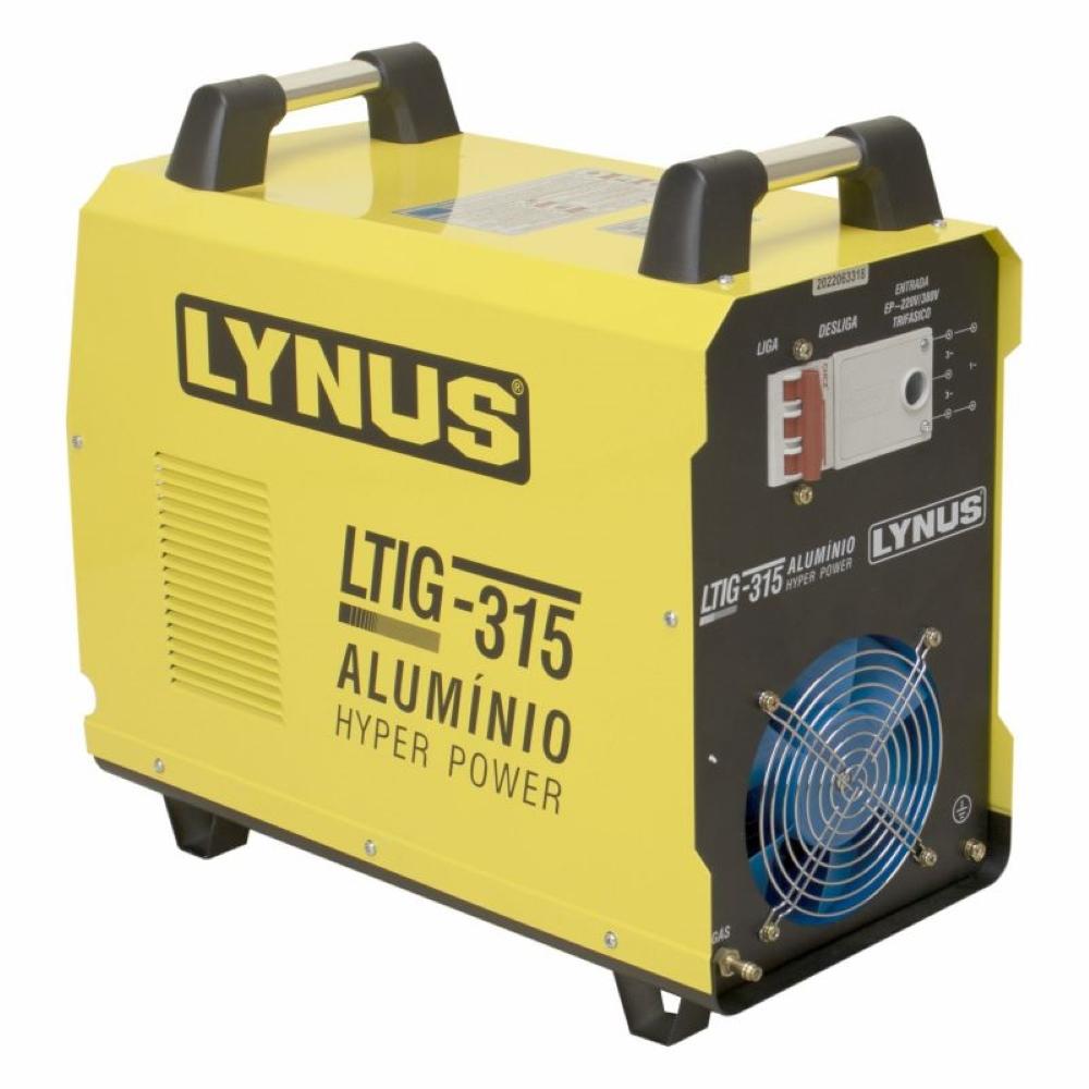 Máquina Inversora de Solda TIG AC/DC 315HP Bivolt para Alumínio Com Garra Negativa  LTIG 315A Lynus - 5