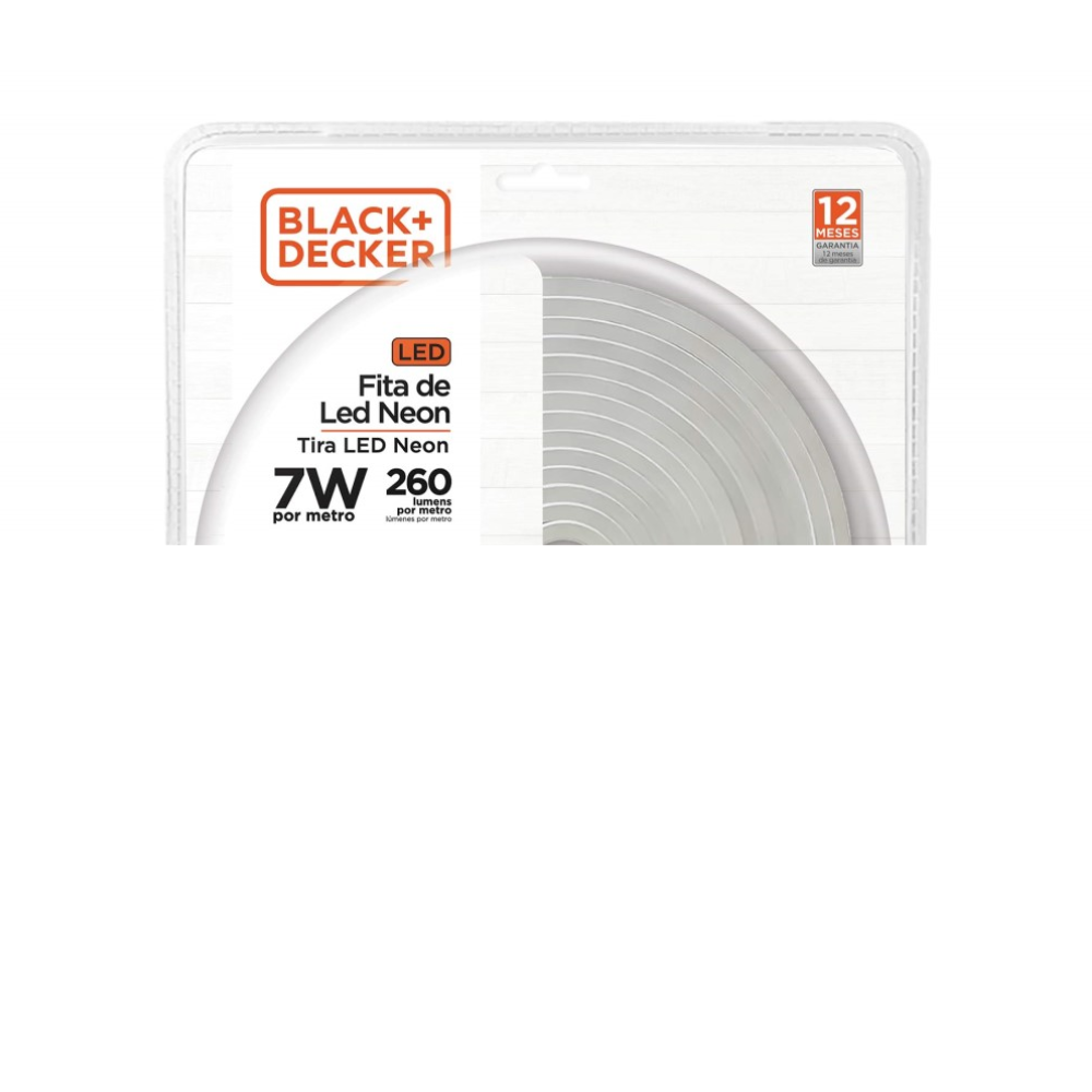 Kit Fita Led Neon 220V 6500K 7W Plug 5m IP65 Black+Decker - 4