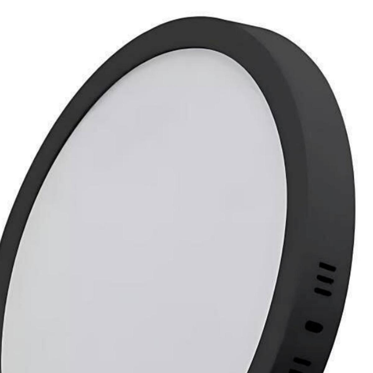 Painel Led Eco Redondo Preto 100-240V 24W 4000K Black+Decker - 3