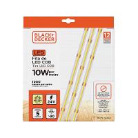 Fita led 24V 4000K 10W 8 mm Fita 5 Metros IRC 90 Black+Decker - 1