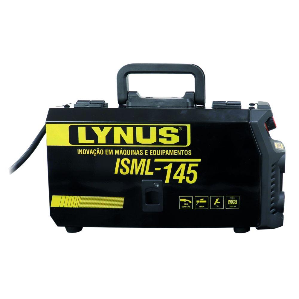Máquina Inversora de Solda Multiprocessos 100A MIG MMA TIG Leve e Compacta ISML-145 220V Lynus - 2
