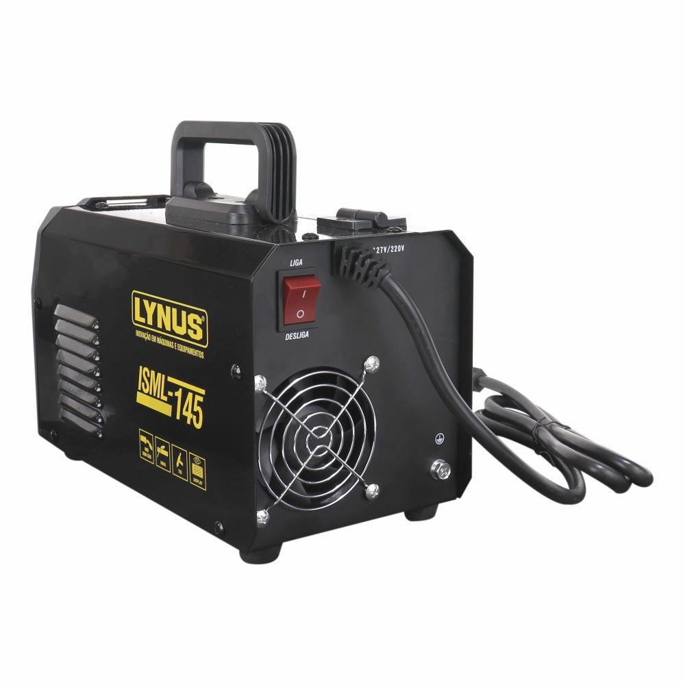 Máquina Inversora de Solda Multiprocessos 100A MIG MMA TIG Leve e Compacta ISML-145 220V Lynus - 4