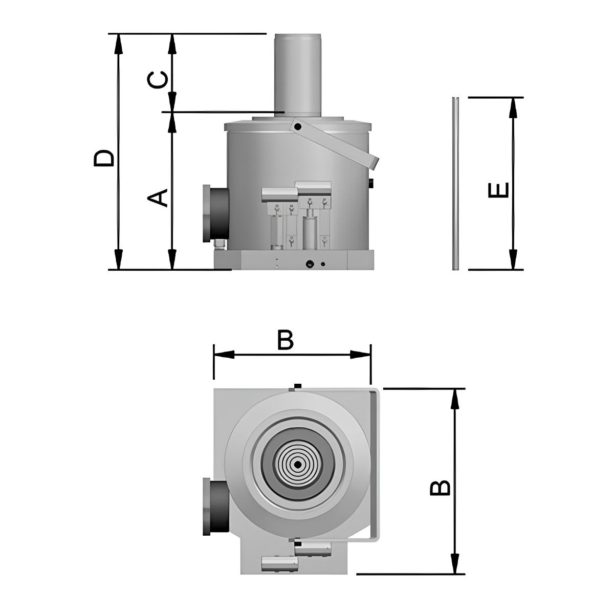 Macaco Garrafa 40 T Hidráulico MT40 Bovenau - 2