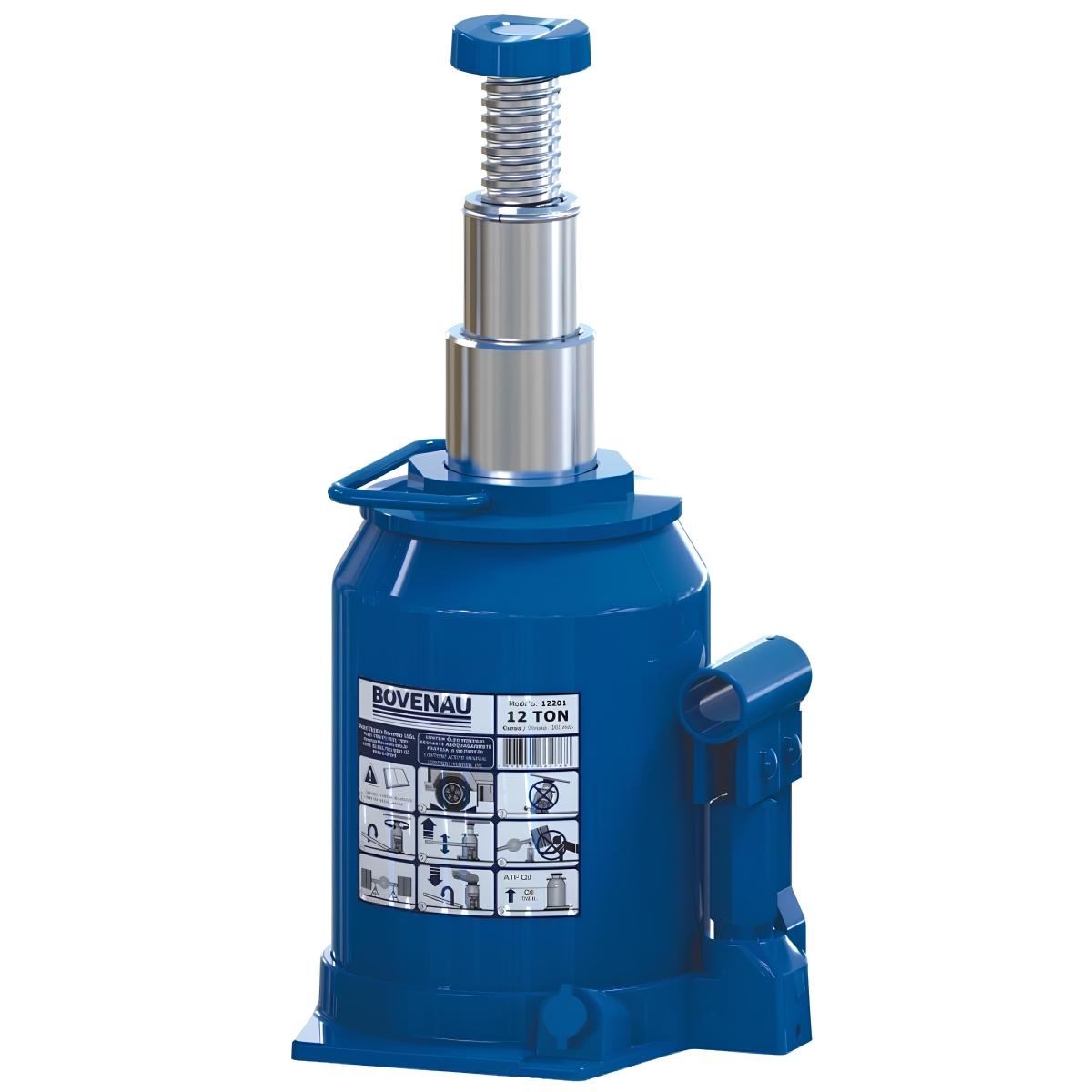 Macaco Garrafa 12 T Hidráulico EFF12 Bovenau - 2