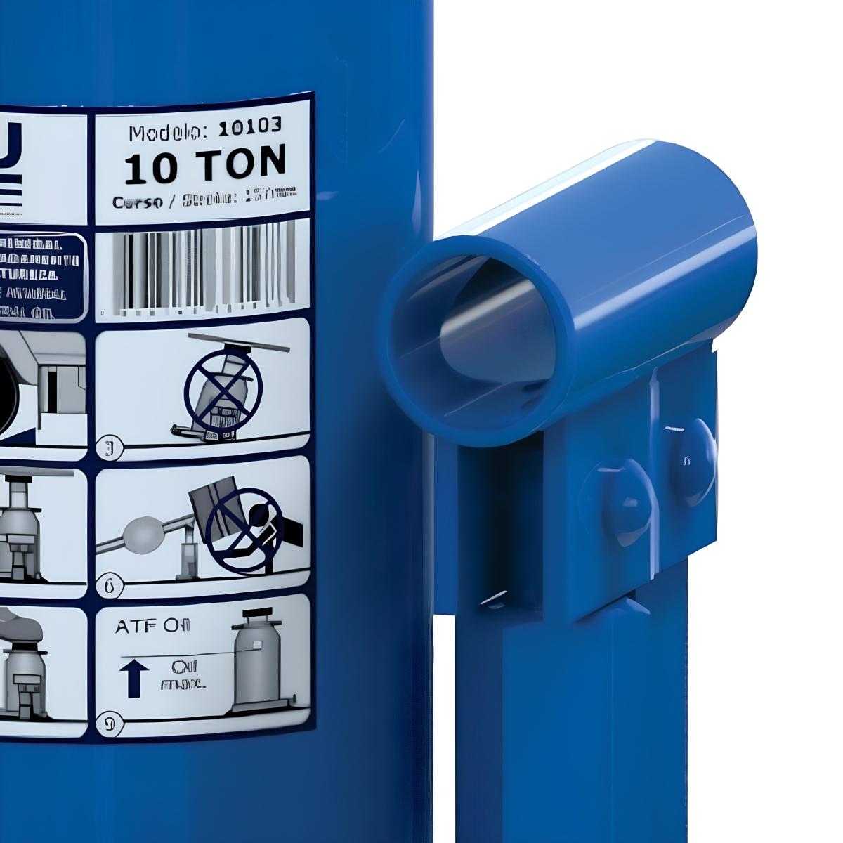 Macaco Garrafa 10 T Hidráulico MT10V Bovenau - 5