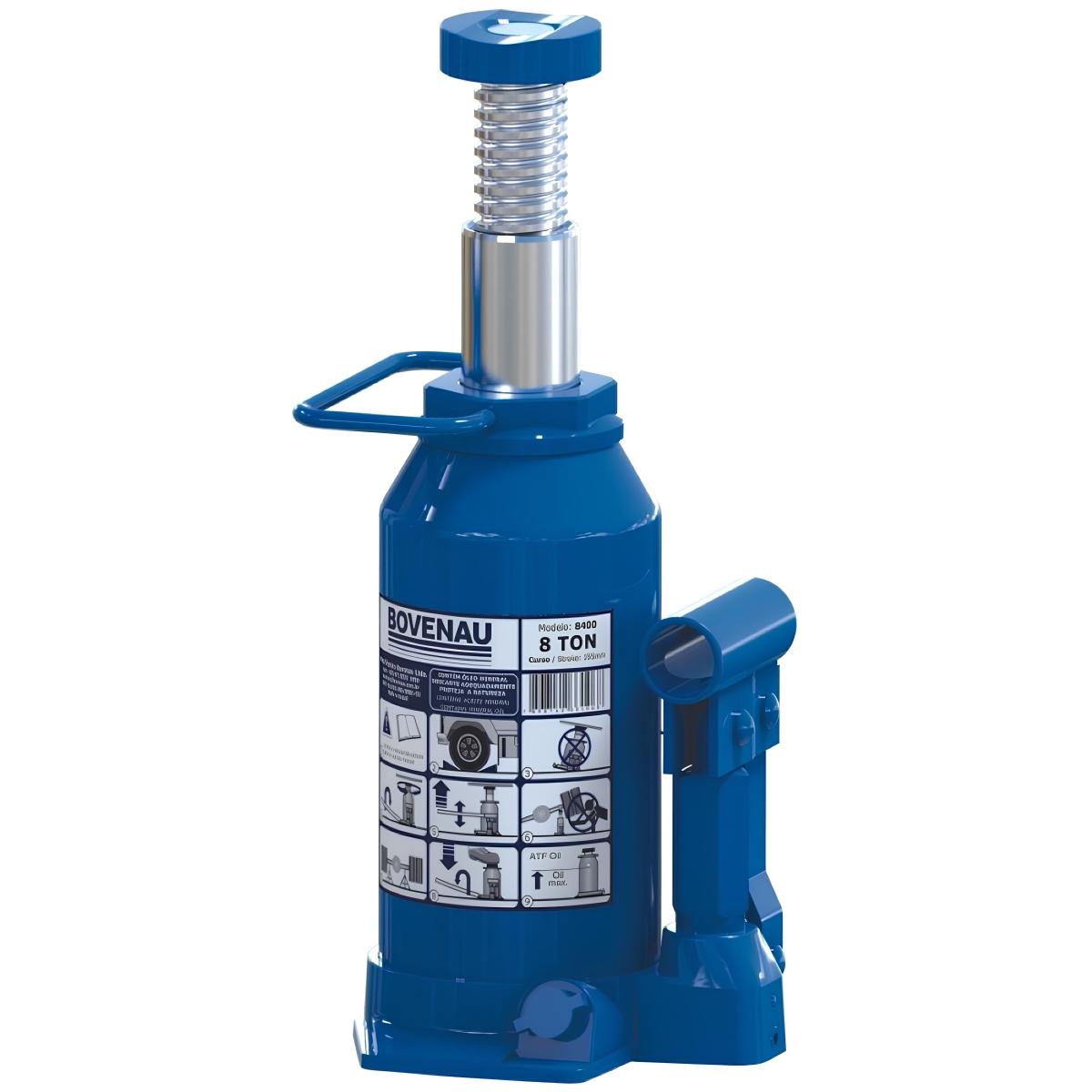 Macaco Garrafa 8 T Hidráulico MT8I Bovenau - 2