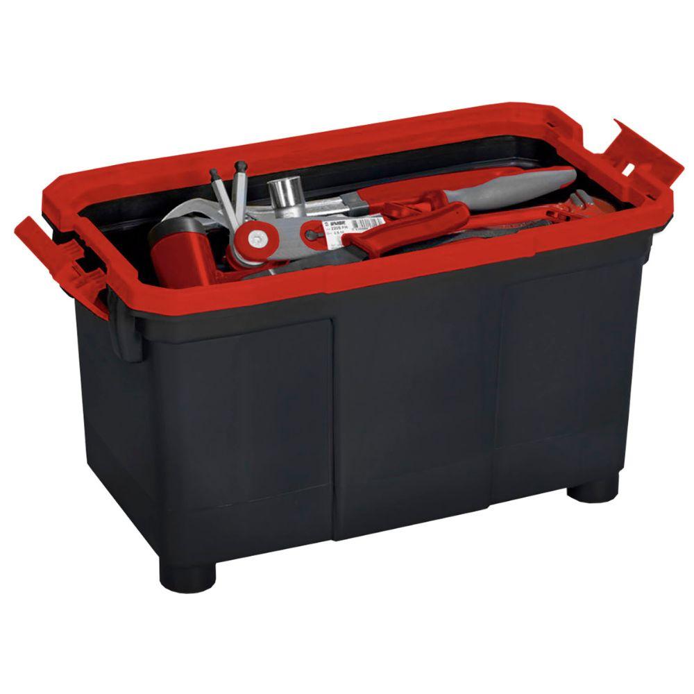 Caixa Plástica Para Ferramentas 18'' Com Rodas Worker - 1