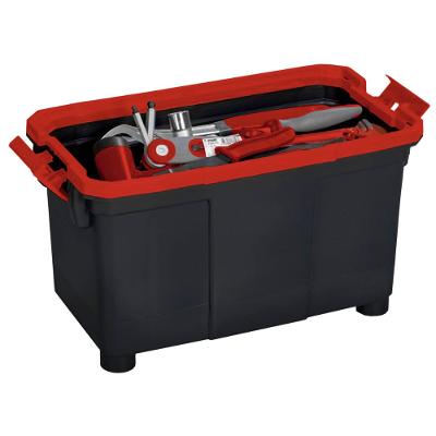 Caixa Plástica Para Ferramentas 18'' Com Rodas Worker Organize e Transporte