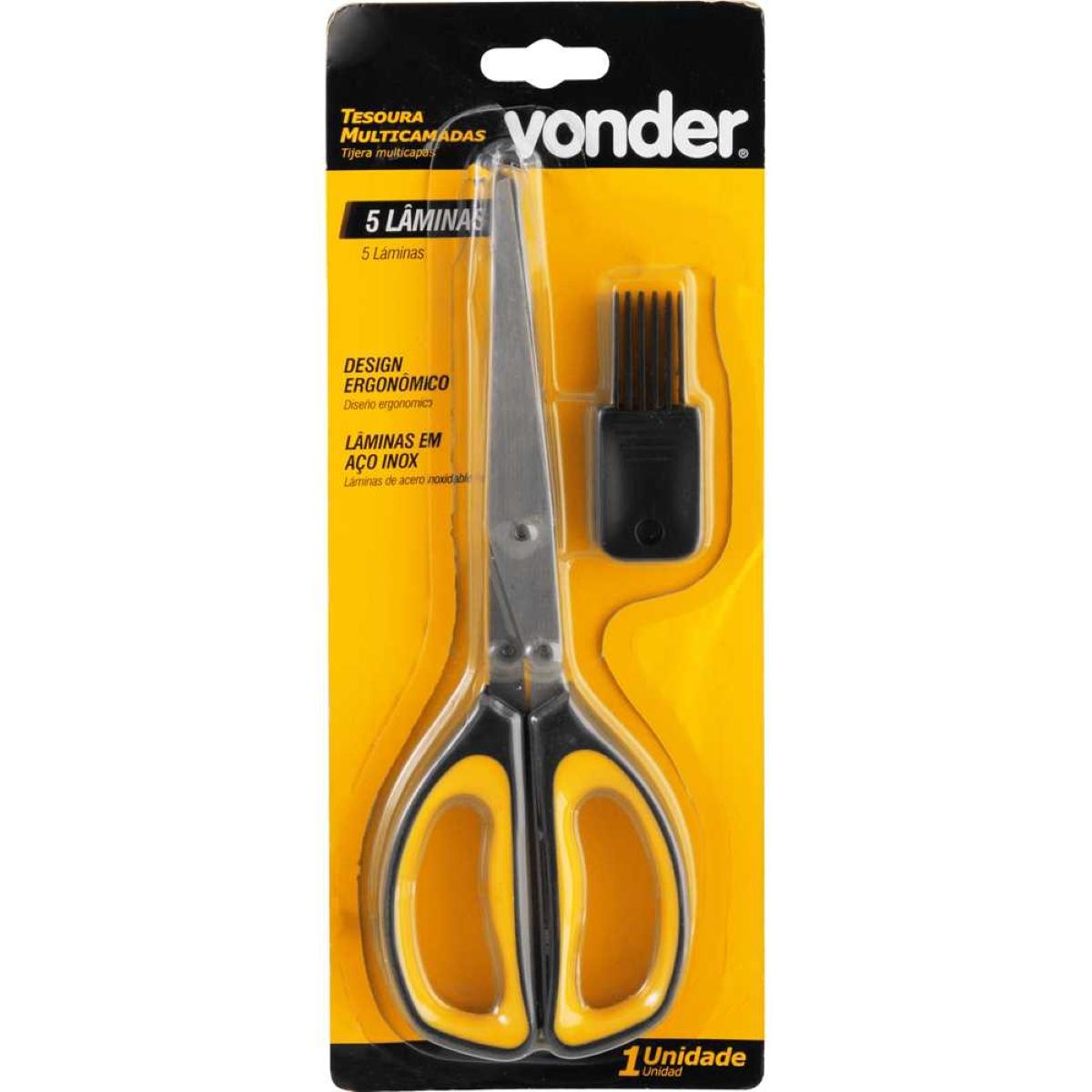 Tesoura Multicamadas 5 Laminas Vonder - 6