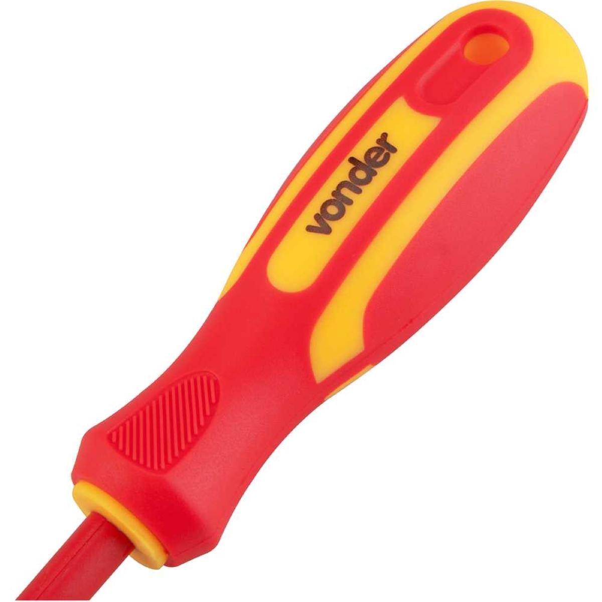 Jogo Chave Fenda/Phillips Isolada 1000V 5pçs LEC60900 Vonder - 3