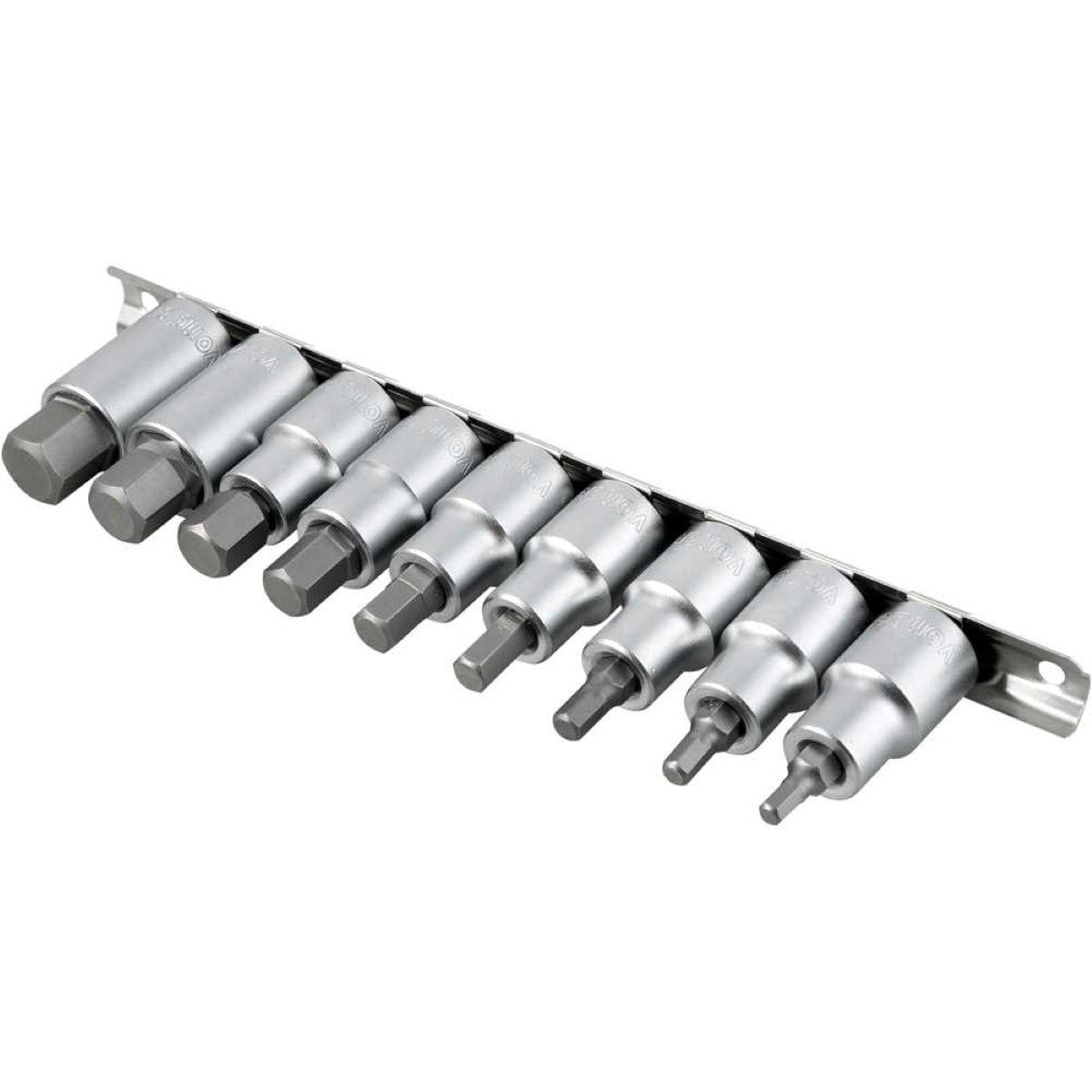 Jogo Soquete Sextavado 1/2'' 3/16-5/8'' Com 9 Pecas Vonder - 3