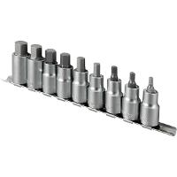 Jogo Soquete Sextavado 1/2'' 3/16-5/8'' Com 9 Pecas Vonder