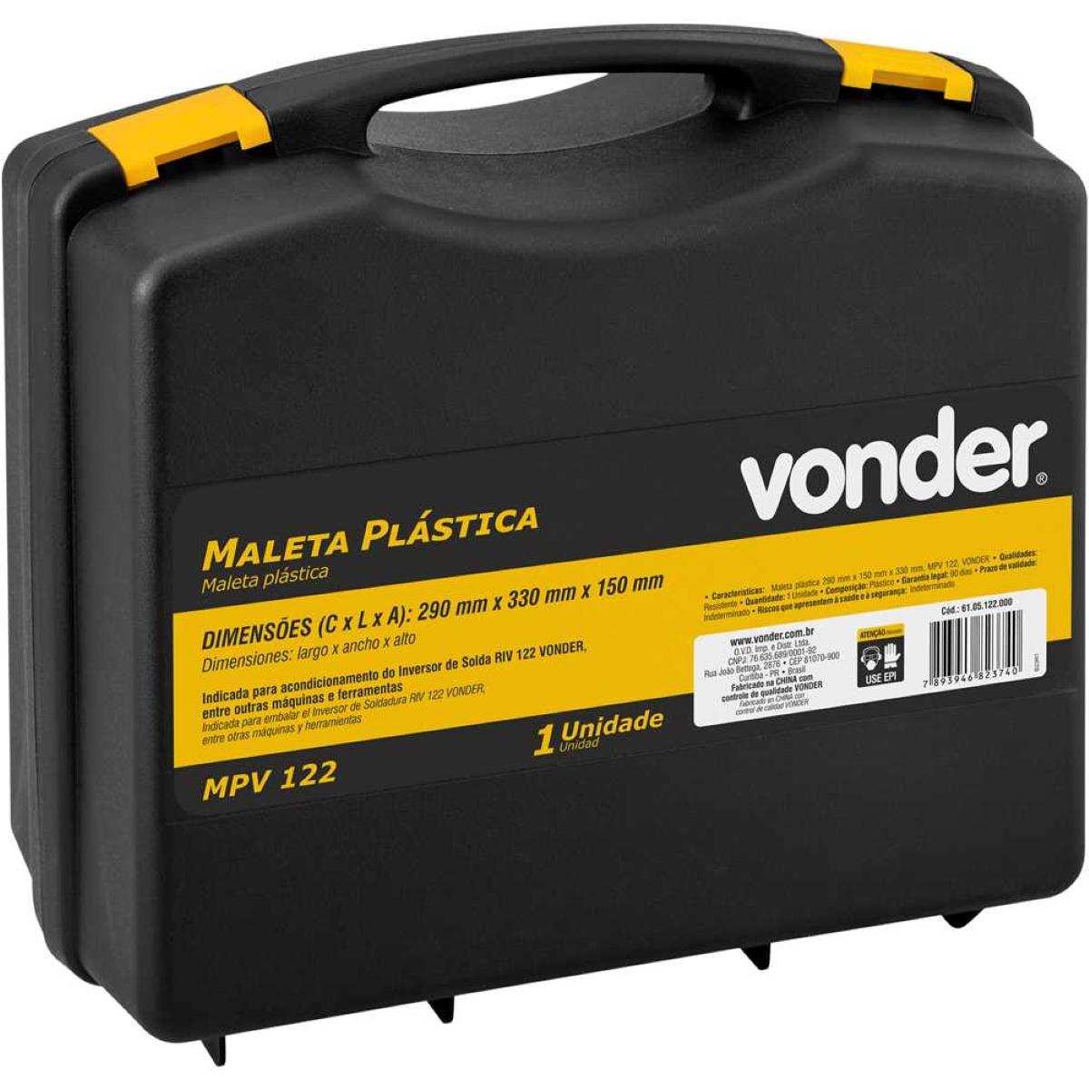 Maleta Plástica Para Inversor RIV125 MPV122 Vonder - 3