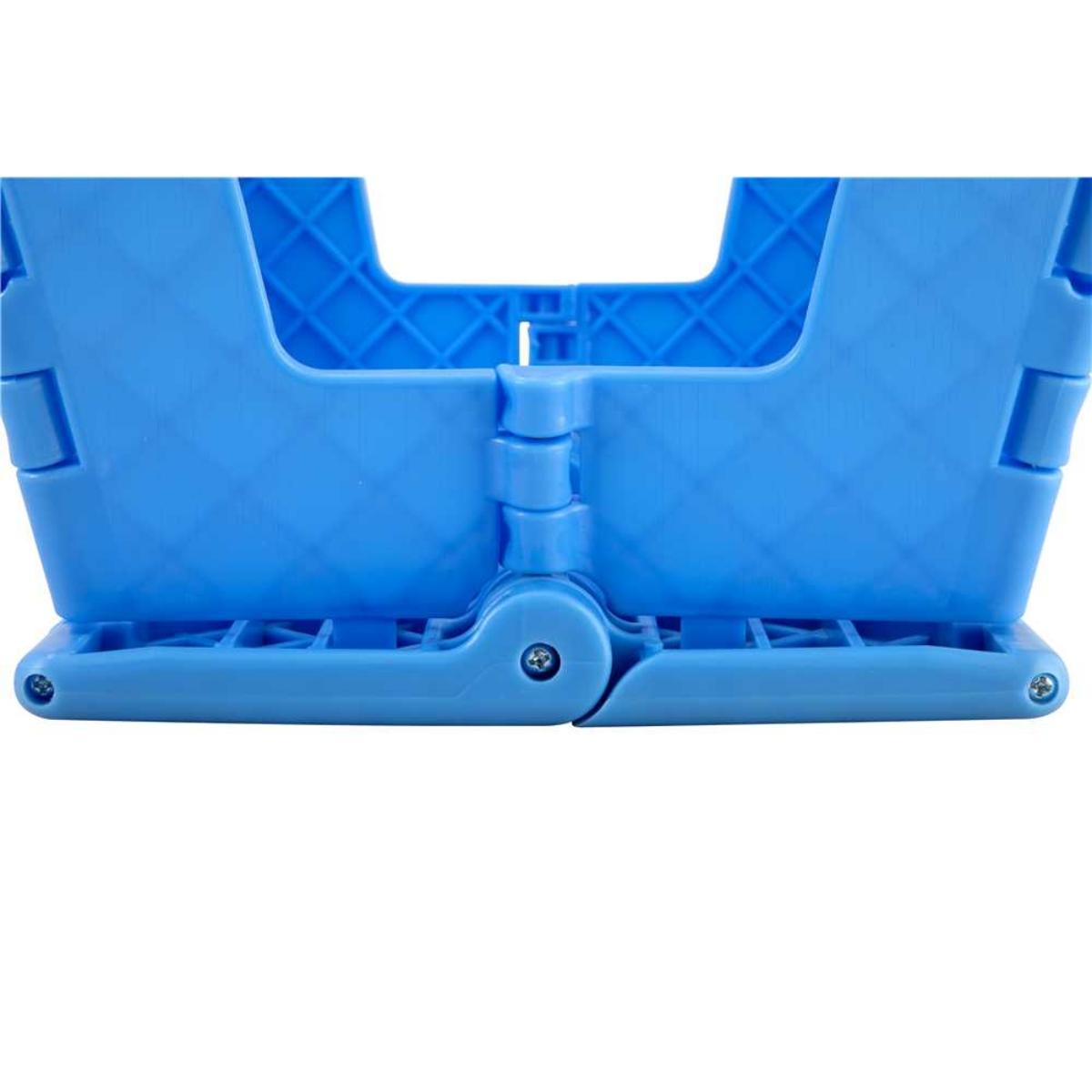 Banqueta Plástica Dobrável Azul 220mm Vonder - 4