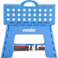 Banqueta Plástica Dobrável Azul 220mm Vonder - 2