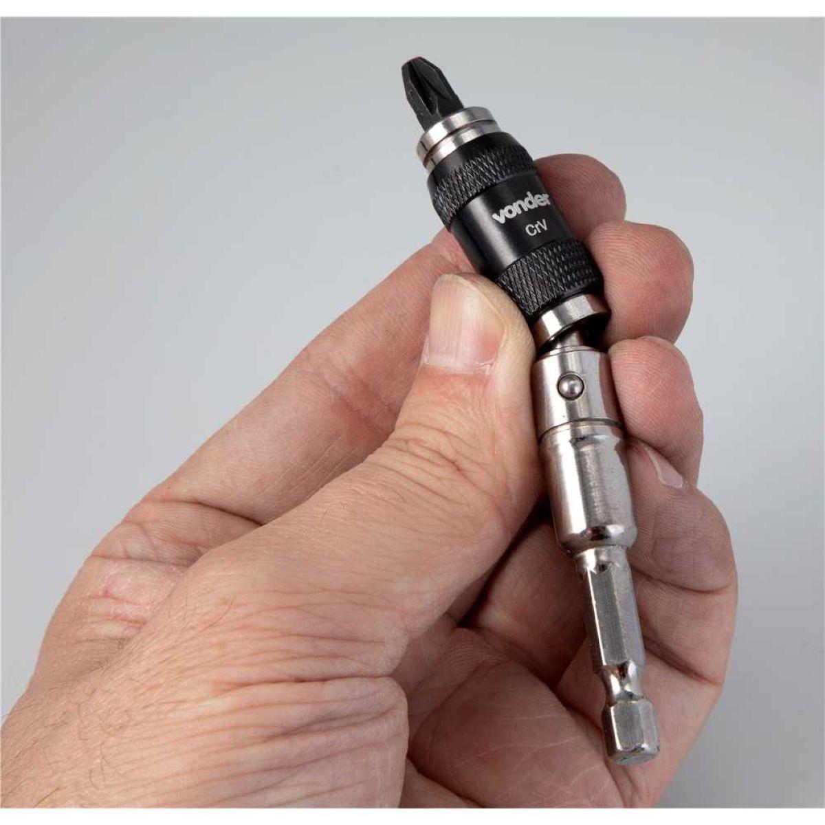 Jogo Bits Ponteira Fenda Philips 1/4'' Com 10 Pecas Vonder - 9