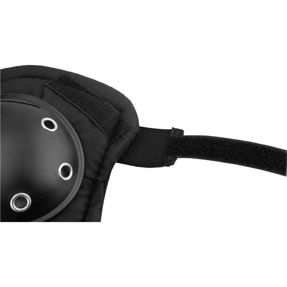 Joelheira De Proteção Com Velcro Preta Vonder - 6