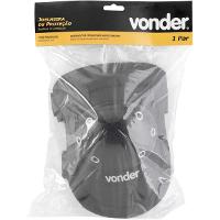 Joelheira De Proteção Com Velcro Preta Vonder - 8