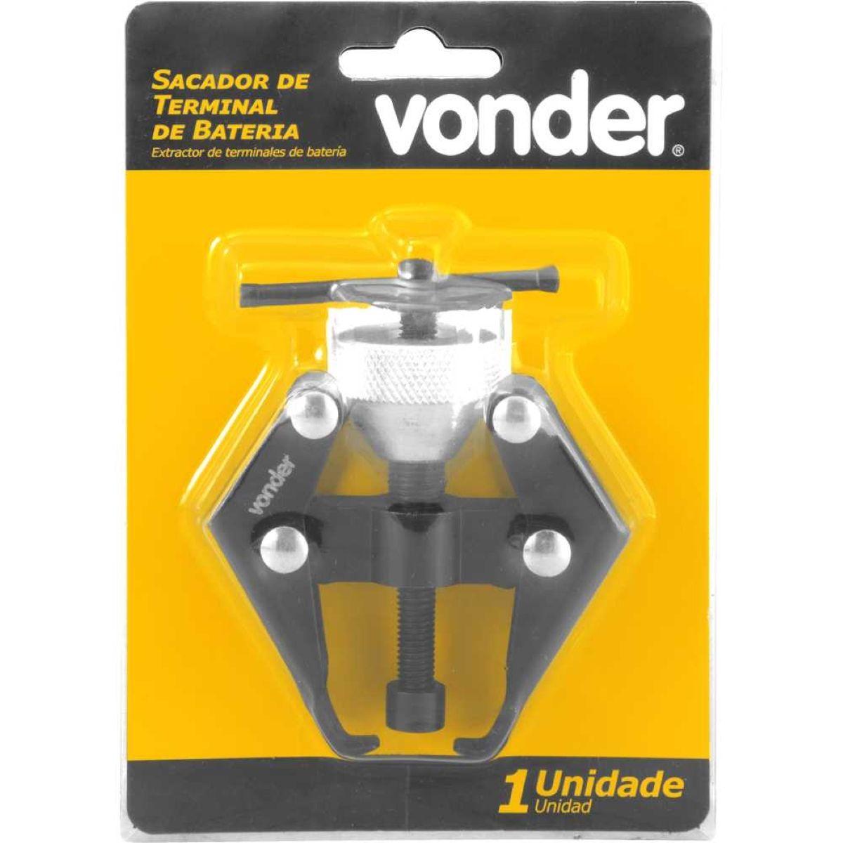 Saca Terminal De Baterias Com 2 Garras Vonder - 6