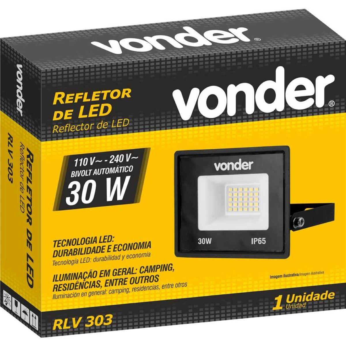 Refletor LED 30W Bivolt RLV303 Vonder - 5