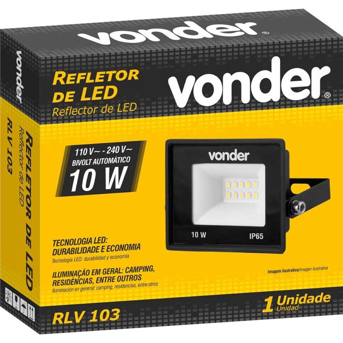 Refletor LED 10W Bivolt RLV103 Vonder - 5