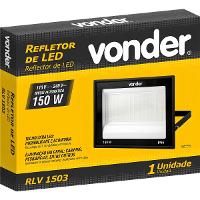 Refletor de LED RLV1503 150W Vonder Bivolt 6500K 110V 220V Luz Branca Alcance 35m Interno Externo - 5