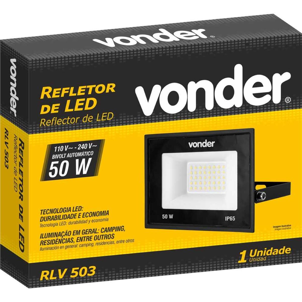 Refletor LED 50W Bivolt RLV503 Vonder - 5